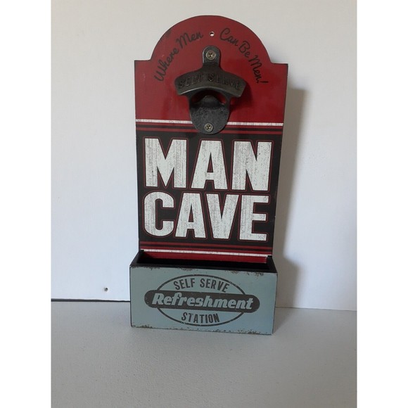 Open Roads Brands Other - Hanging Bottle Opener for Mancave/Garage Self-Serve Opener By Open Roads Brands